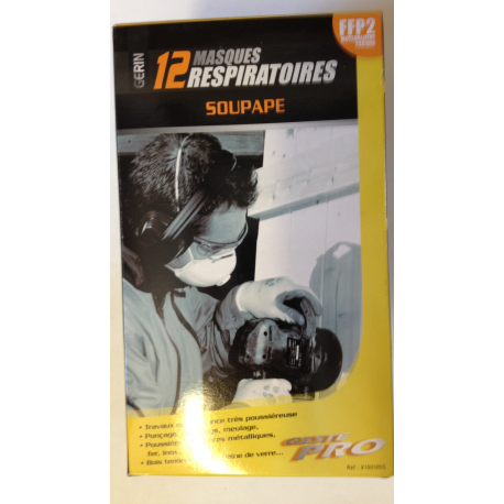 Boite de 12 masques respiratoires FFP2