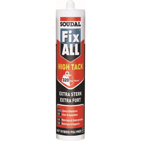 Mastic colle Soudal FIX ALL HIGH TACK